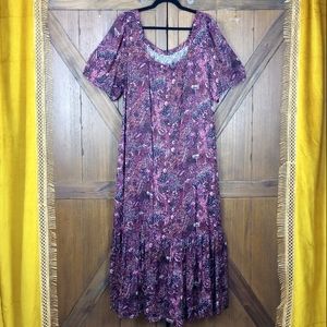 Pretty purple Maeve Anthropologie dress 3x